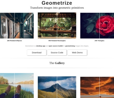 Geometrize—把照片图像几何化处理