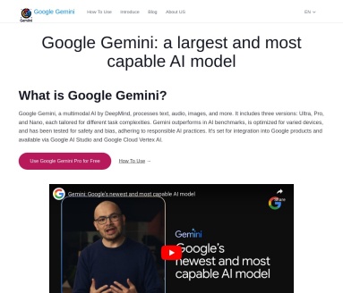 免费使用谷歌 Gemini Pro