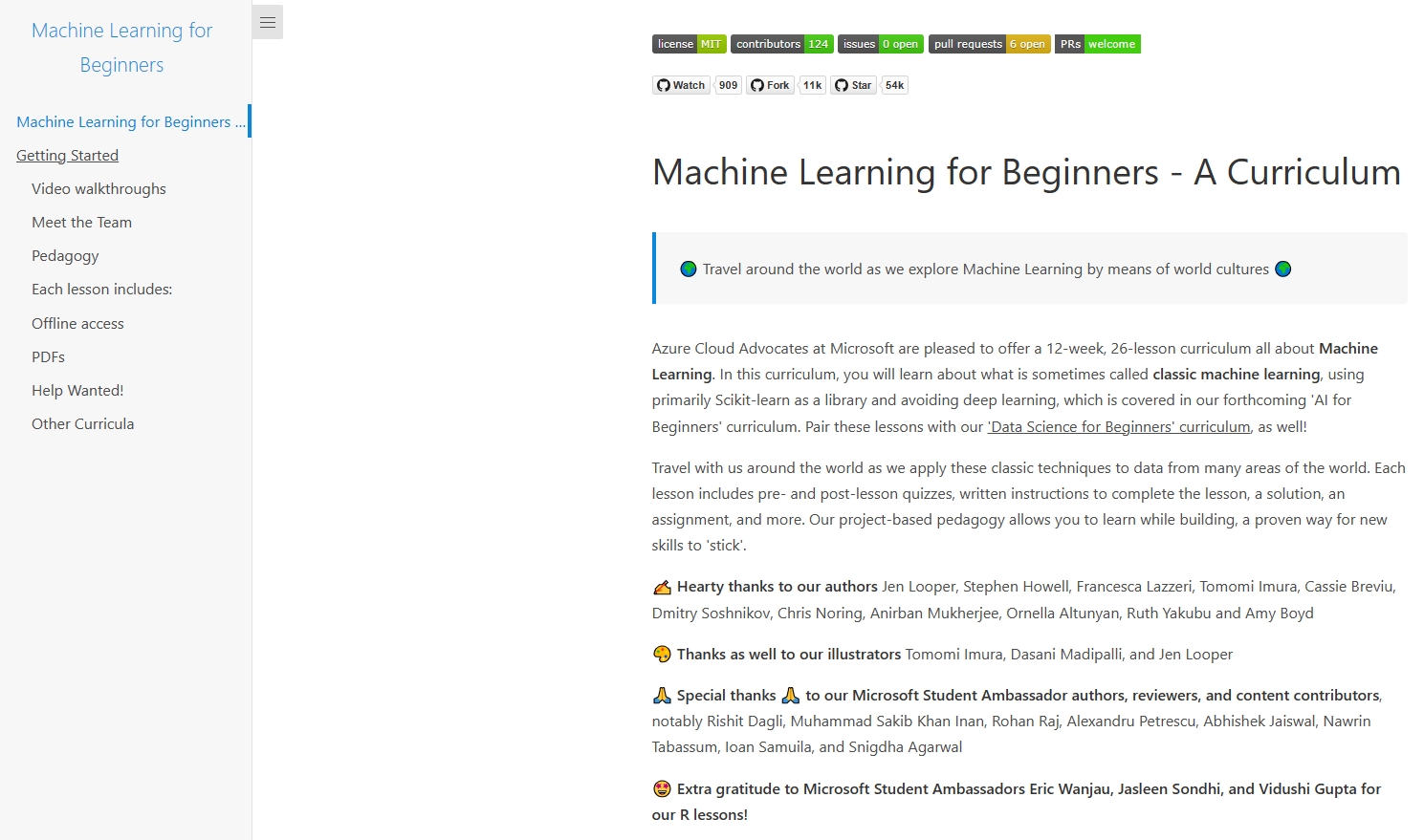 Machine Learning for Beginners - 机器学习初学者课程
