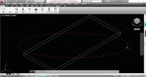 AutoCAD 2014创建矩形图形时如何指定厚度 创建矩形图形时指定厚度的方法